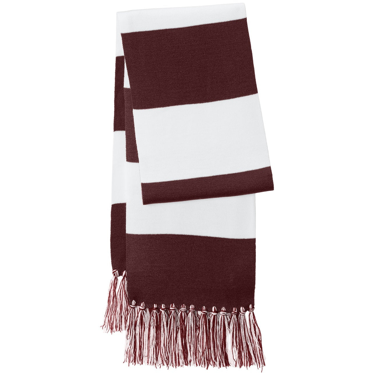 Maroon/ White