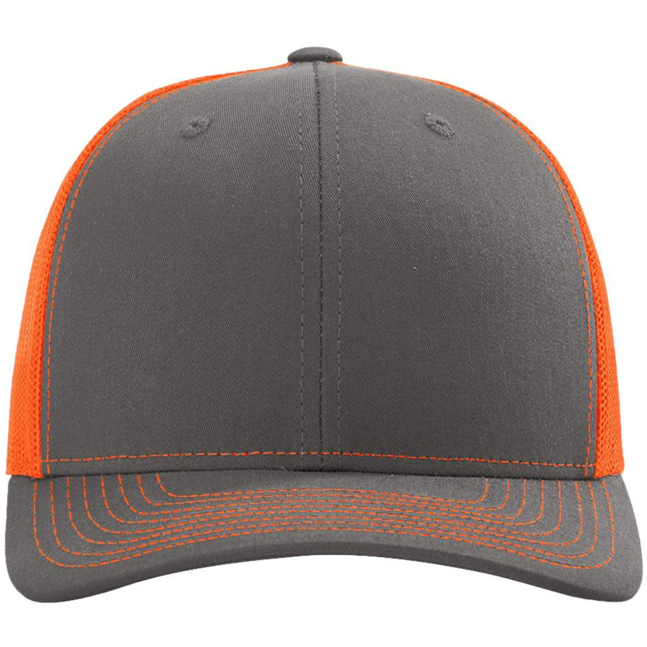 Charcoal/ Neon Orange