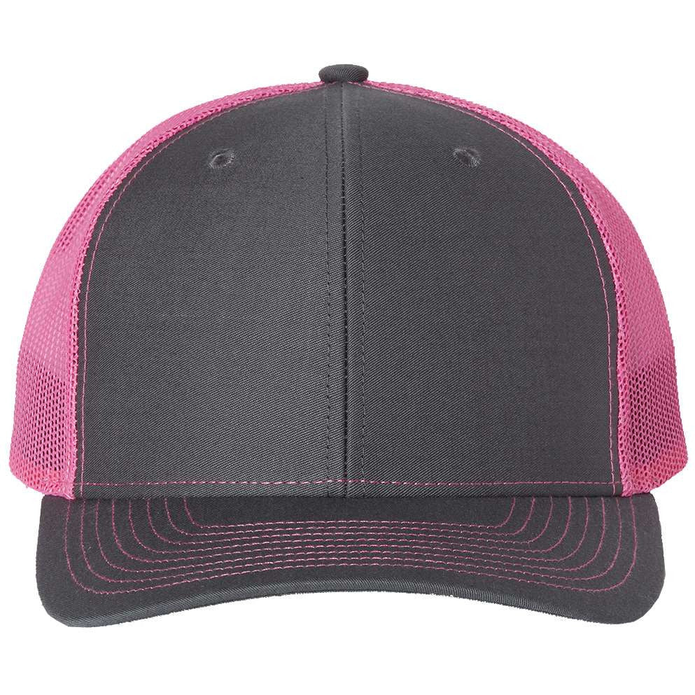 Charcoal/ Neon Pink