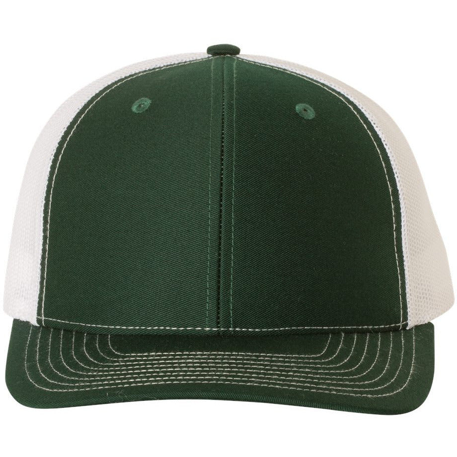 Dark Green/ White
