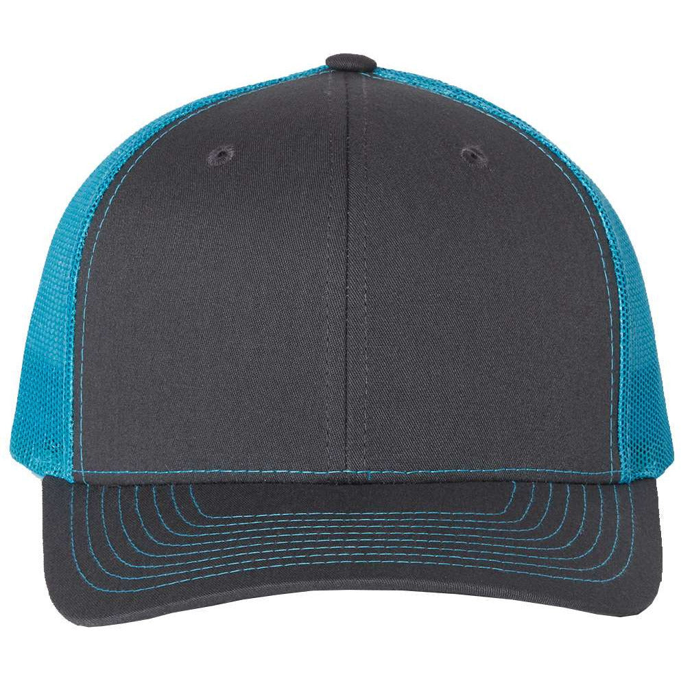 Charcoal/ Neon Blue