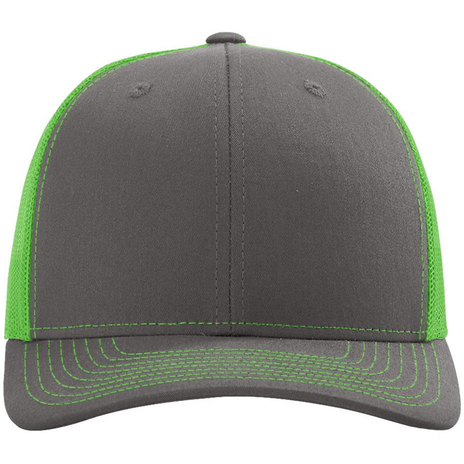 Charcoal/ Neon Green