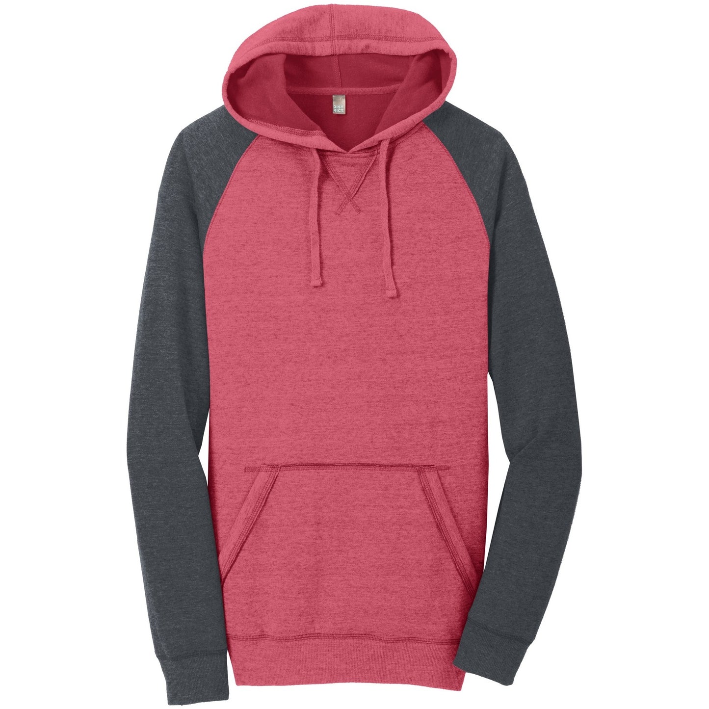DT196-Heathered Red/ Heathered Charc