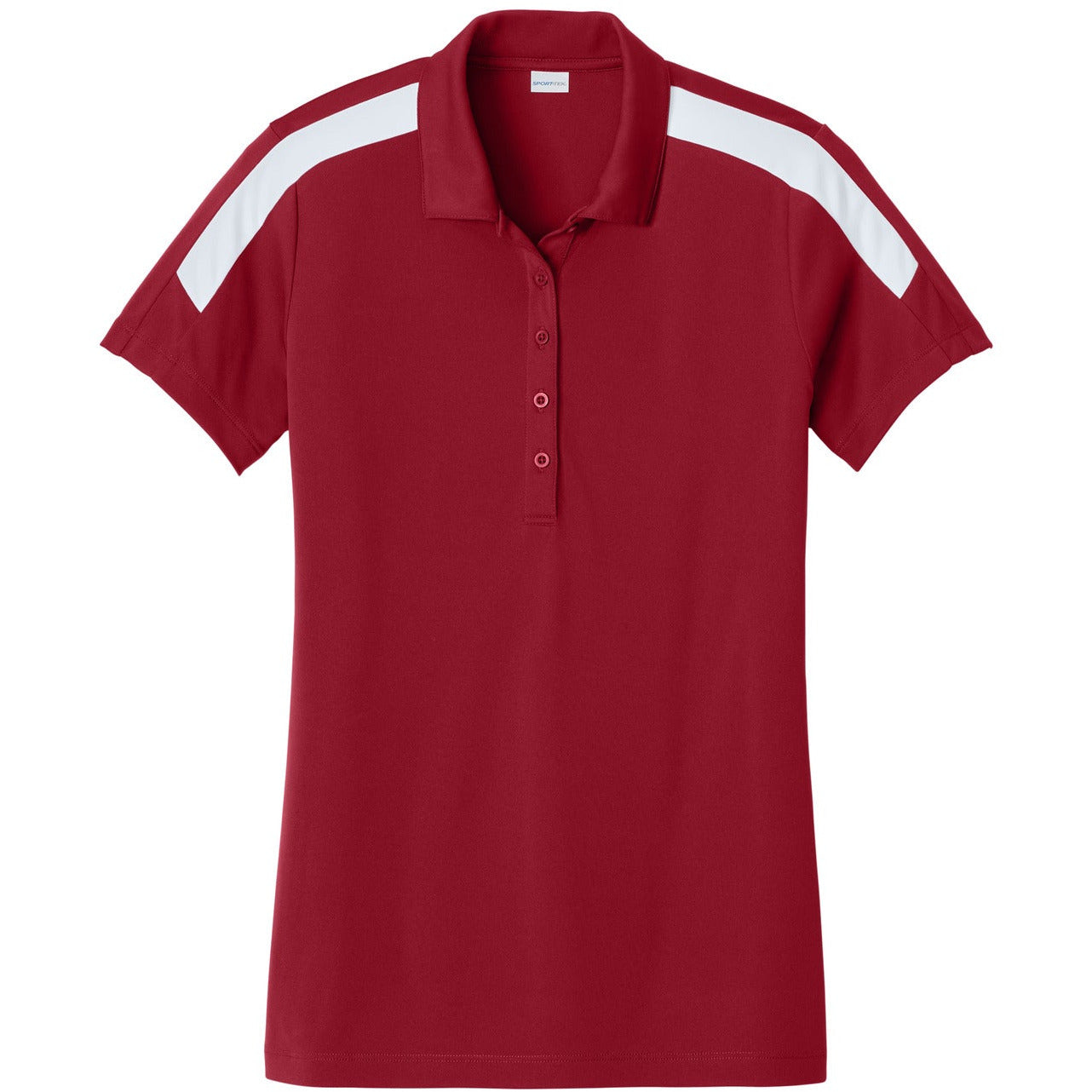 Deep Red/ White