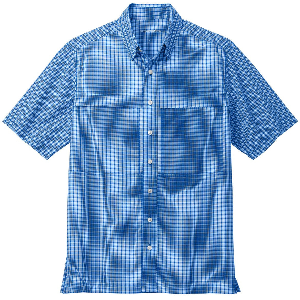 True Royal/ White Mini Plaid