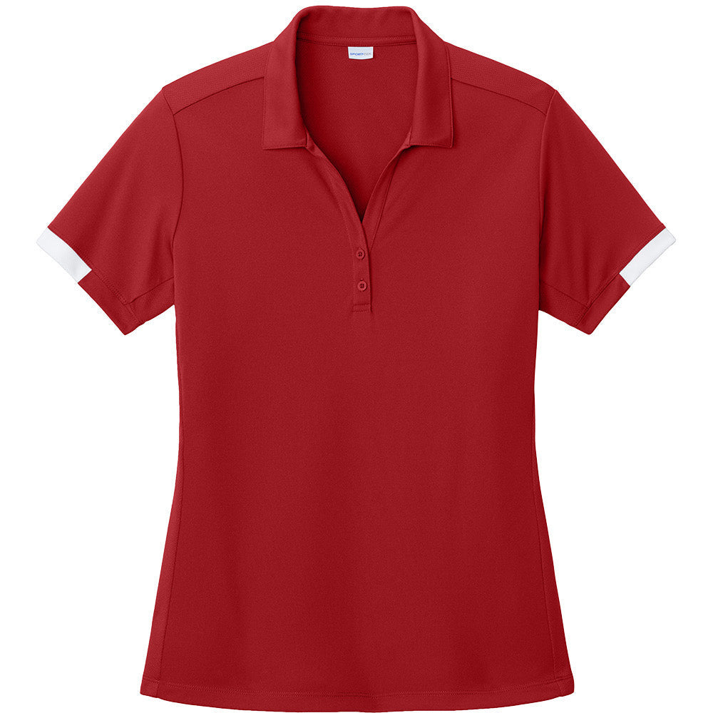 LST444-Deep Red/ White