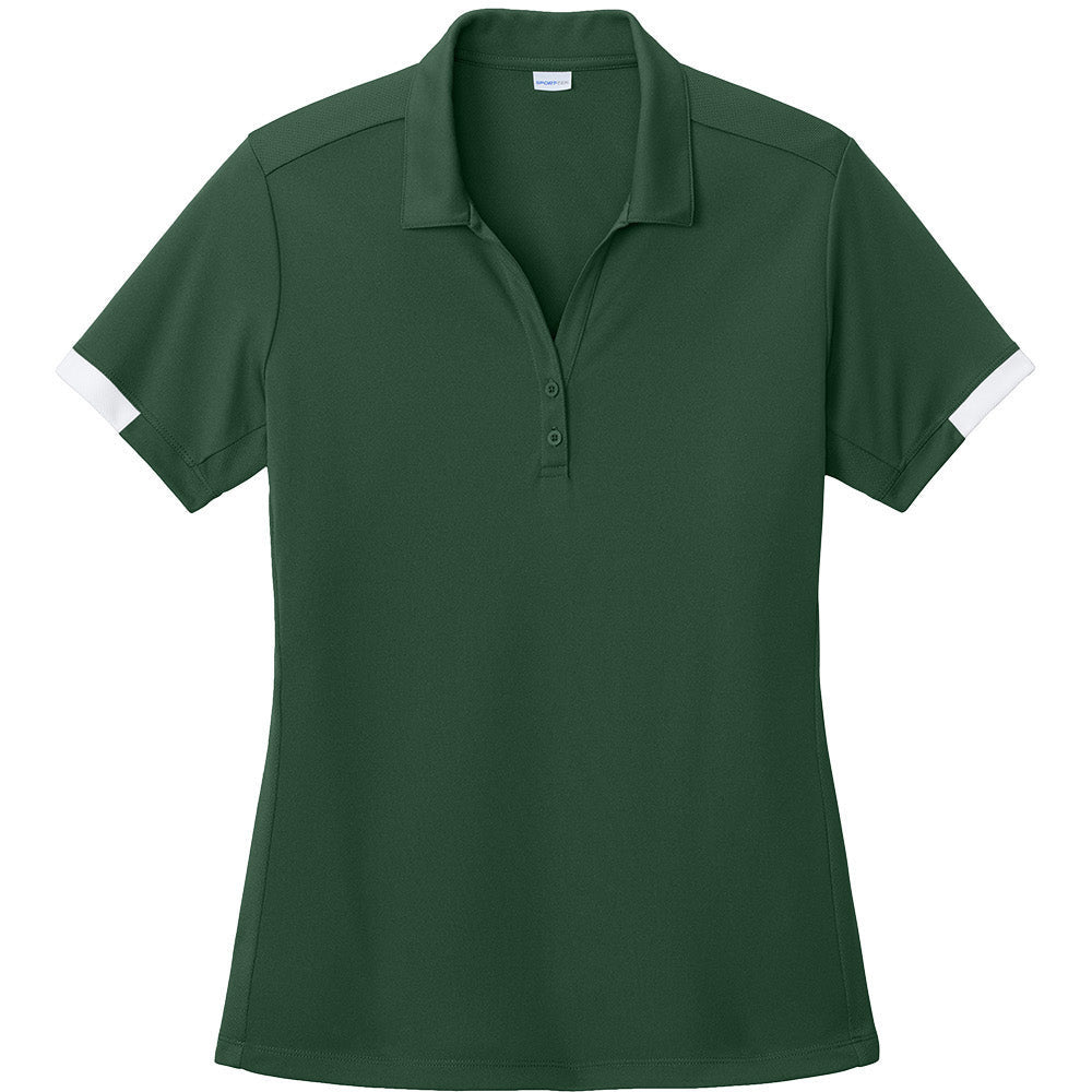 LST444-Forest Green/ White