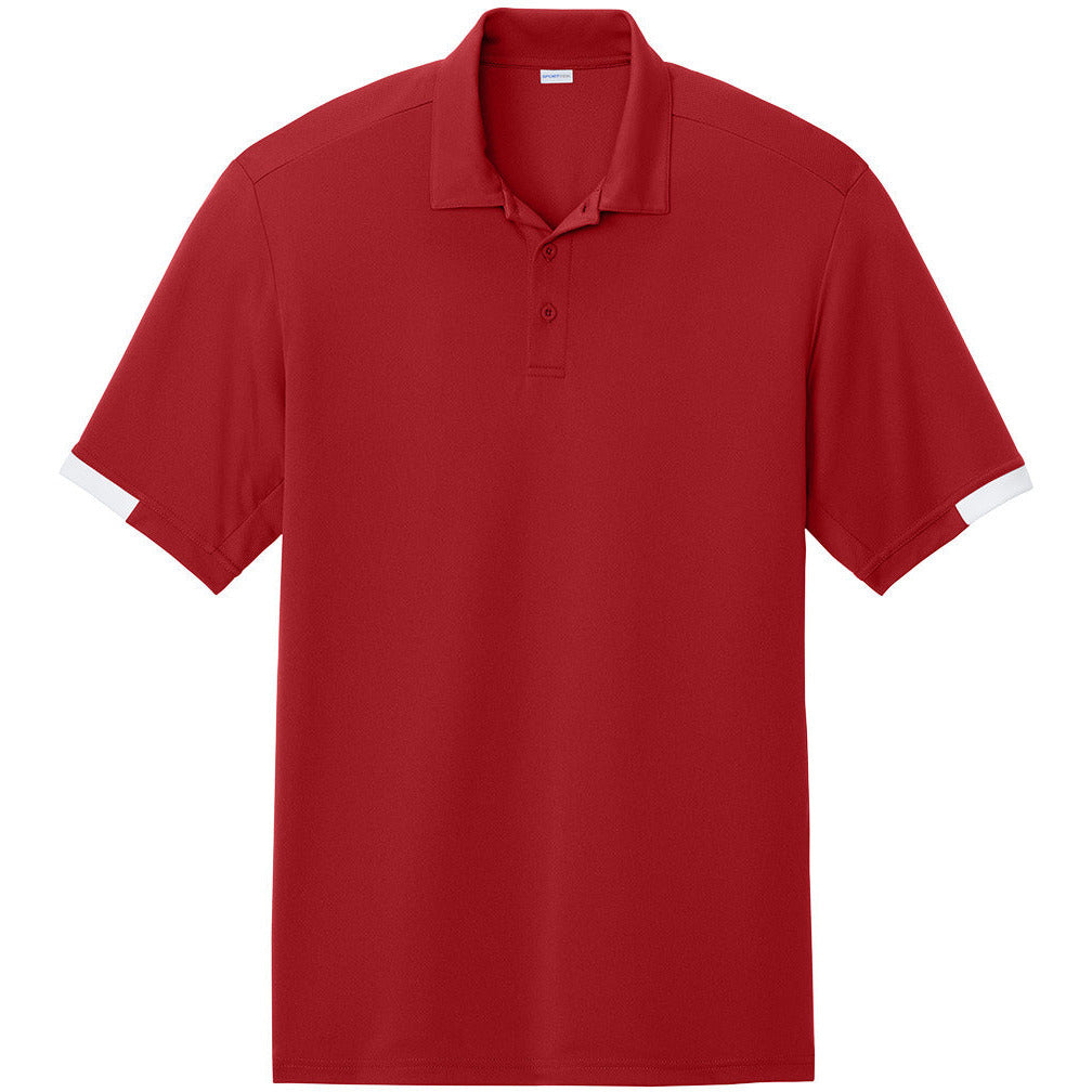 ST444-Deep Red/ White