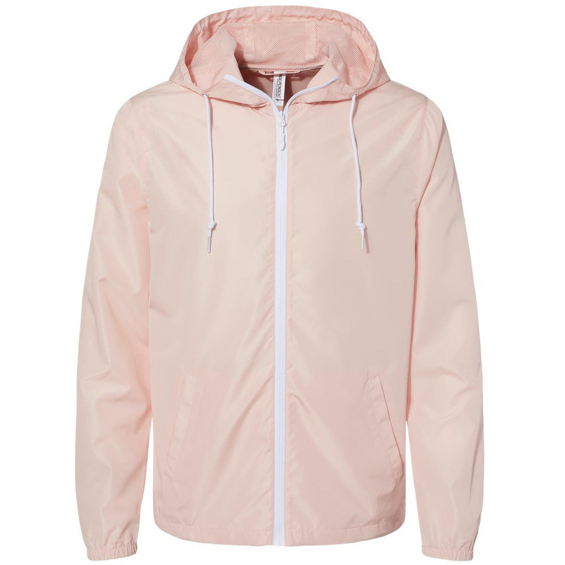 Blush/ White Zipper