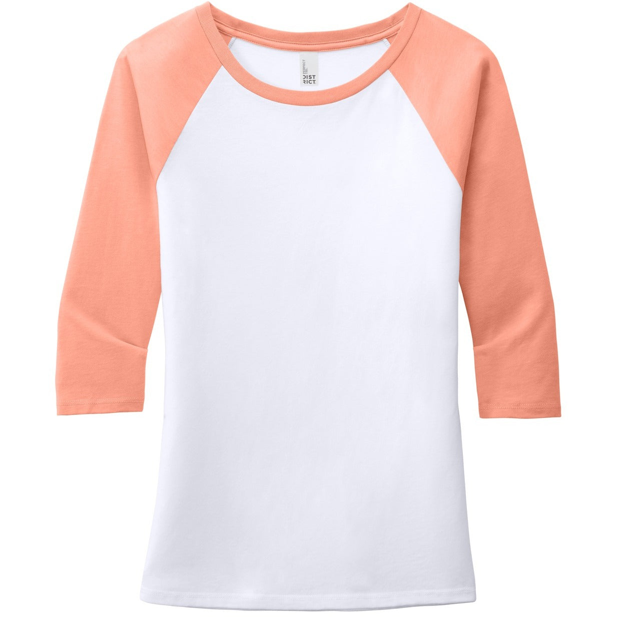 DM136L-Heather Dusty Peach/ White