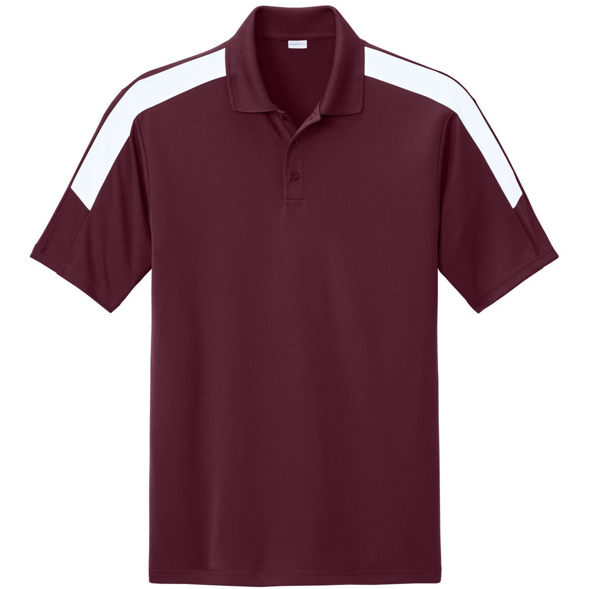 Maroon/ White